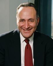 Headshot of Chuck Schumer